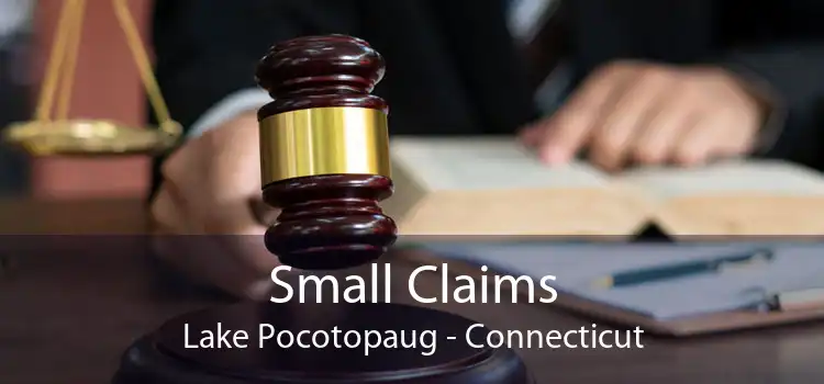 Small Claims Lake Pocotopaug - Connecticut